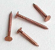 Faering Design, copper threaded common nail
